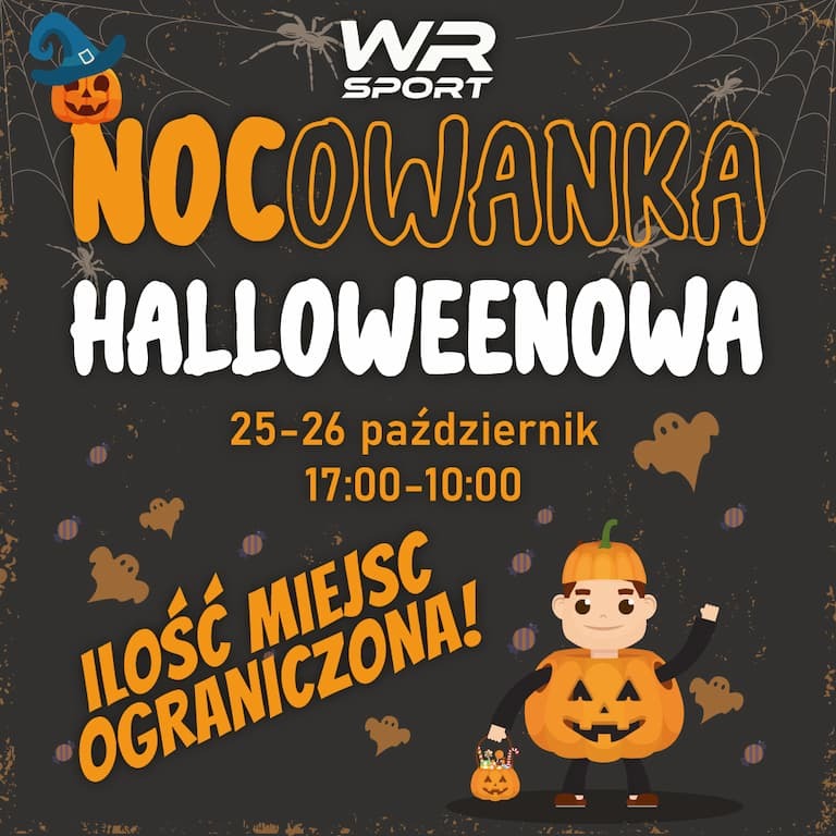 Nocowanka Halloweenowa w WR Sport